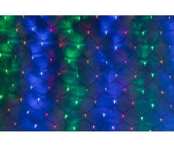 LED-SNL-C-540-2*4M-240V-MULTY/BL Гирлянда Сеть 2*4м мульти LED/черный провод/контроллер, соединяемая