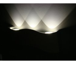 WAVE WW LED светильник накладной 3*1.5W