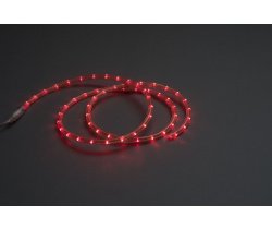 LED-СDL-2W-3,33СМ-220V-100M-R Светодиодная гирлянда дюралайт, фиксинг, красные светодиоды, 30 LED/ме