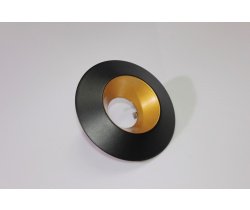 Накладное декоративное кольцо (черное/золото) в светильник серии ROUND-OUT-02/03 and ROUND-IN-03/04