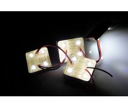 NEW!!! LBLS-AL-4P-12V W Светодиодный модуль для объёмных букв 4 диода, белый