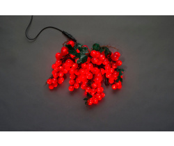 LED-PL-120-240V LED гирлянда 2,3м, IP65, 240V, Виноградная нить красная, Красные LED(120). Neo-Neon