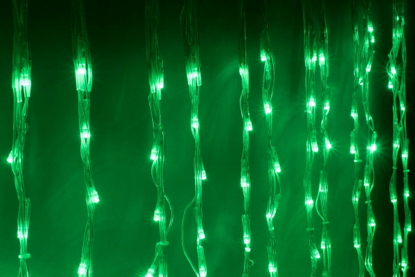 LED-XP-1344-230V Green Световой "умный" дождь с контроллером 2,4х3,6м, 250Вт, Зеленый, Flesi фото 2