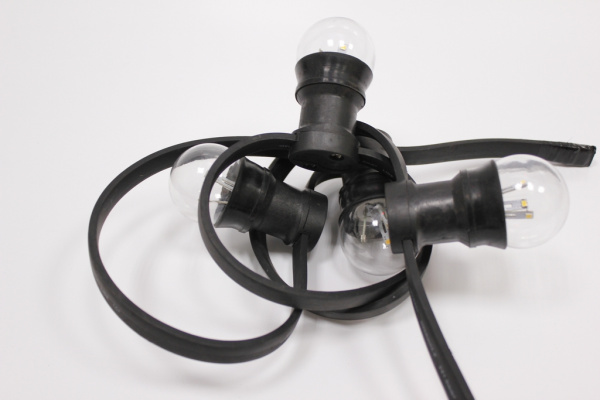 E27 BULB-6 SMD-240V-WW, G45, 6 SMD, прозрачная колба  фото 3