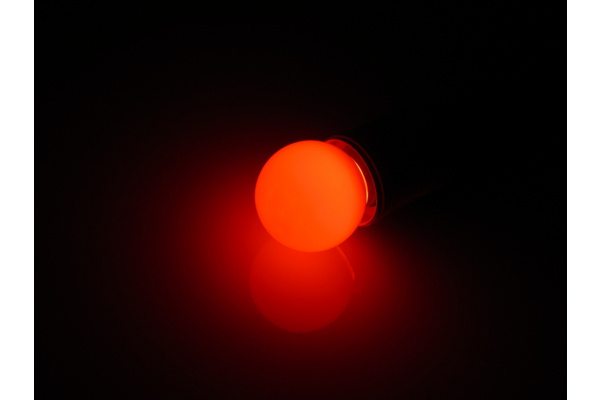 LED G45 220V-240V Red, красный фото 1