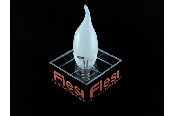 LED candle-frame-4,5W E14 4200K, 240V, SMD2835, свеча на ветру фото 1