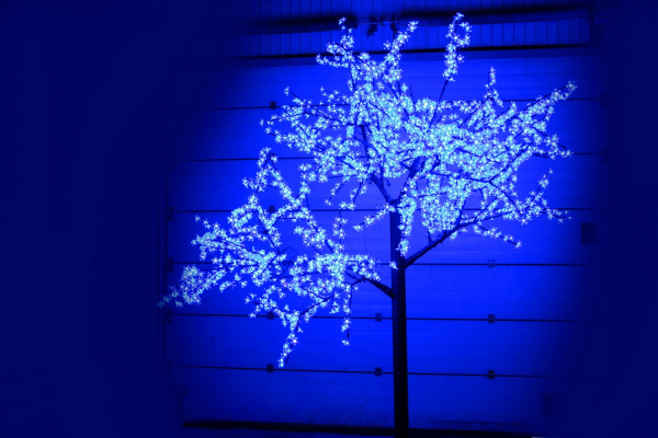 CBL-3.6-2688 Blue LED вишня H:3,6m D3,0 м., синее (Новый коннектор, всторенный блок питания) 2025 фото 1