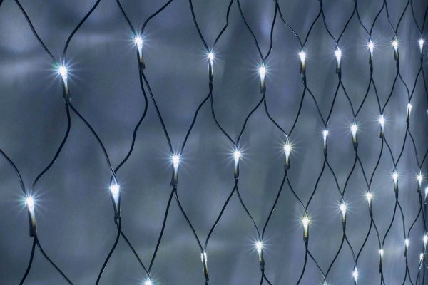 LED-SNL-540-2*4M-240V-W/BL  Гирлянда Сеть 2*4м, белые LED/черный провод, соединяемая Neo-Neon фото 2