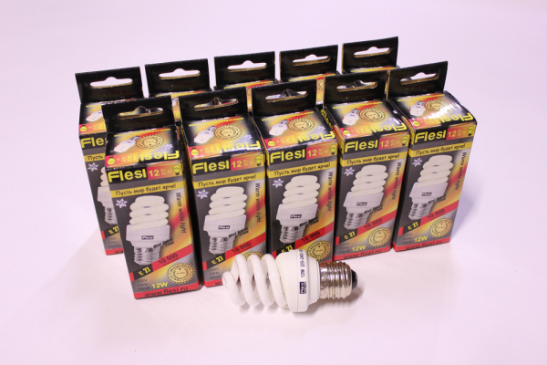 Flesi Spiral 12W Mini S-16 220V E27 2700K 95x43 АК фото 1