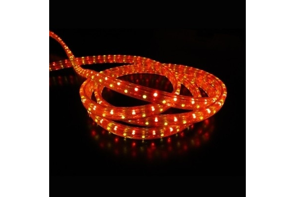 LED-XF-3W-100M-240V М(R/Y) Светодиодный дюралайт чейзинг красный/желтый 11*18мм, 240V, кратность 2м. фото 1