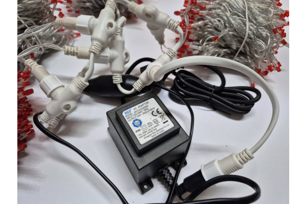LED-PLS-200*5-20M*5-24V-R/С LED гирлянда Спайдер 5*20м, 24V, красные LED/прозрачный провод. Neo-Neon фото 5