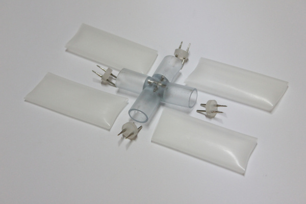 Коннектор  для фиксинга X-образный, D13mm LED-DL-2W-X.   фото 2
