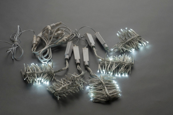 Капли 5шт 100см Бел. LED-PLG-SNOW-640L-1M-5-12V-W NEW фото 2