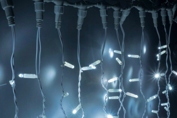 LED- PLS-5720-24V-2*6М-W/WH белые светодиоды/белый провод, без 24V/240V. Занавес 2*6м Neo-Neon фото 2
