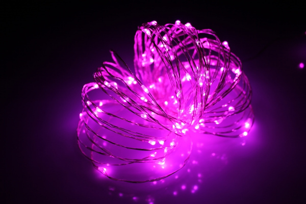 LED-DD-200-20M-12V-PINK, LED Роса 20м, розовая фото 1