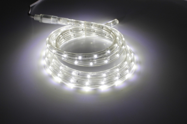 LED-CDL-FCB-3528-13MM-36L-240V-W Светодиодная гирлянда дюралайт фиксинг, белый, D13мм, 36LED SMD3528 фото 1