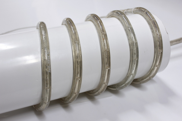 LED-DL-2W-240V-90M-W 1 N (№ 7) Светодиодная гирлянда дюралайт, фиксинг, белый, D13мм, 36LED/метр, IP фото 3