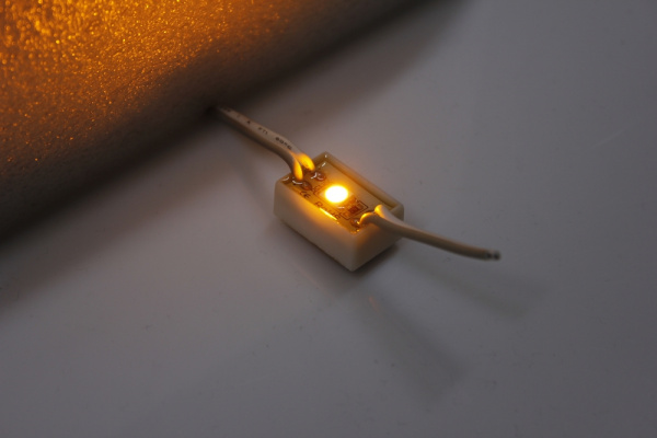 1 SMD YELLOW модуль 24х10х10мм, желтый фото 1