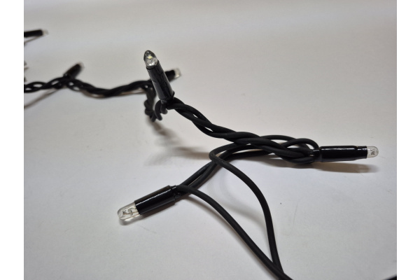 LED-PLR-100-10M-240V-B/BL-F(W)-W/O LED гирлянда 10м, IP65, 240V, синие LED/белый Flash/провод каучук фото 5