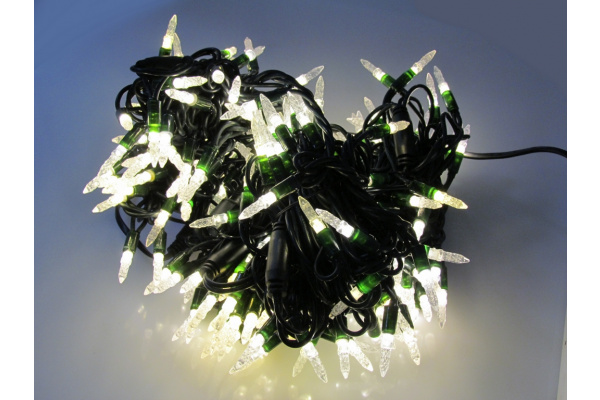 LED-PL-PC-200-4-240V-WW LED Гирлянда, 20м, 220V, белые теплые LED/насадка Капсула 2,5*0,7см фото 1