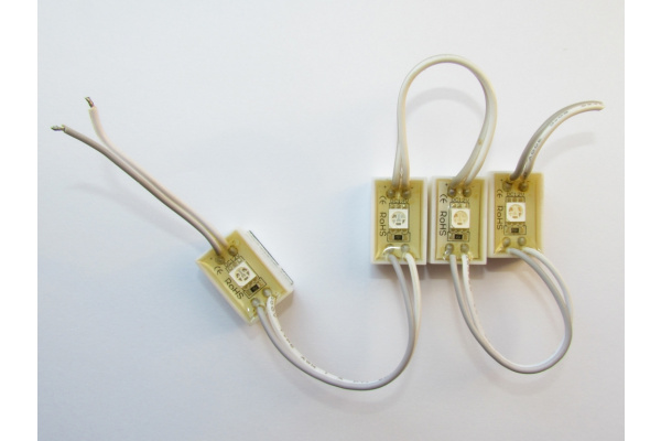 1 SMD GREEN модуль 24х10х10мм, зеленый фото 2