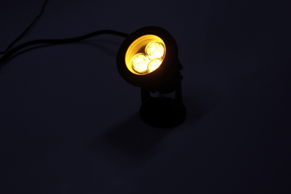 G-DT02-Y 12V точ.повор.LEDпрожек,3LED CREE/1W,12V жёлтый фото 2