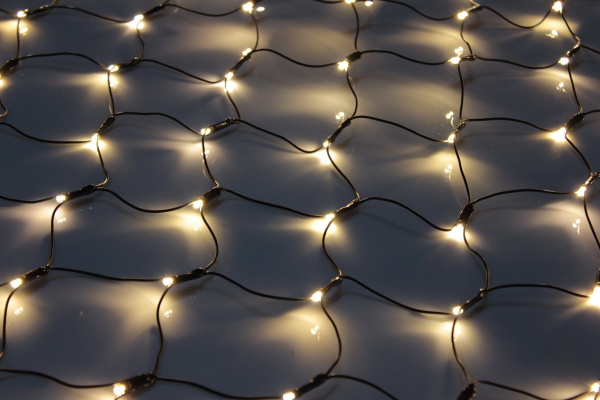 LED-SNL-288-2*2M-240V-WW/BL Гирлянда Сеть 2*2м, белые теплые LED/черный провод, соединяемая Neo-Neon фото 3