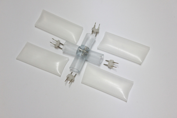 Коннектор  для фиксинга X-образный, D13mm LED-DL-2W-X.   фото 1