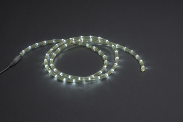 LED-СDL-2W-3.33CМ-100M-220V-WB3 Светодиодная гирлянда дюралайт фиксинг, белые светодиоды, D11,5мм, 3 фото 2