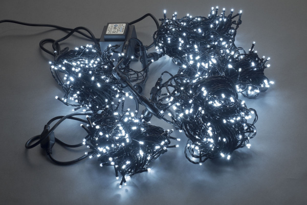 LED-PLS-200*5-20M*5-24V-W/BL Светодиодная гирлянда Спайдер 5*20м 24V белыеLED/черный провод Neo-Neon фото 2