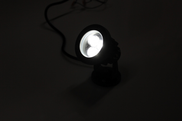 G-DT02-W 12V точ.повор.LEDпрожек,3LED CREE/1W,6300K,12V белый фото 2