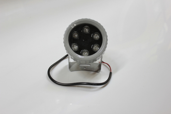 G-DT106-34-G 12V LED прожек., 6 LED CREE/1W, 12V зелёный фото 4