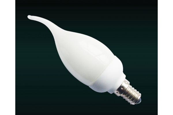 Flesi candle 9W FTF E14 4100K125х39 св. мат. ветер фото 1