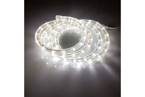 LED-DL-2W-240V-90M-W1  Светодиодная гирлянда дюралайт, фиксинг, горизонтальный, белый(4200K), D13мм, фото 1