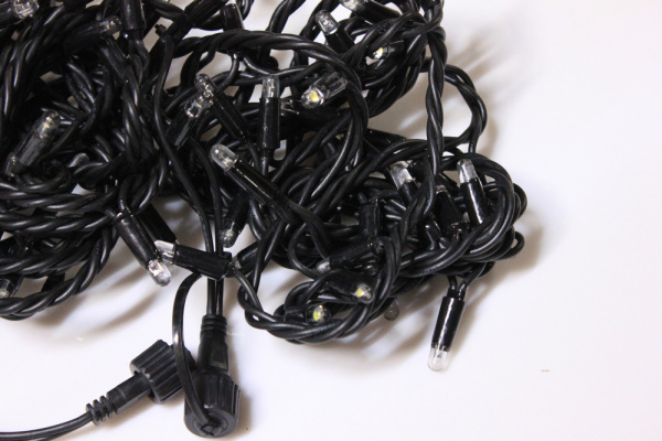LED-PLR-200-20M-24V-W/BL-W/O, белая/черный провод, соединяемая (без шнура) 24В(НОВЫЙ КОННЕКТОР) фото 4