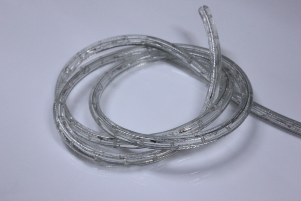 LED-DL-2W-100M-2M-240V-WW Светодиодная гирлянда дюралайт, фиксинг, белый теплый, D13мм, 36LED/метр,  фото 3