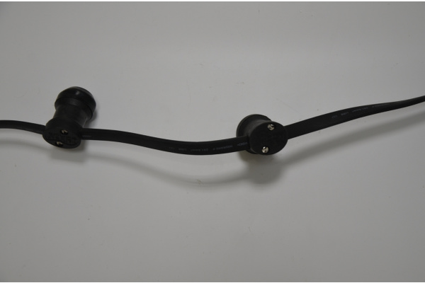 2BLR-250E27-50M-20CM-240V Гирлянда Белт-лайт  IP65, 50м, 2 жилы ЧЕРНЫЕ провод и патрон. Neo-Neon фото 3