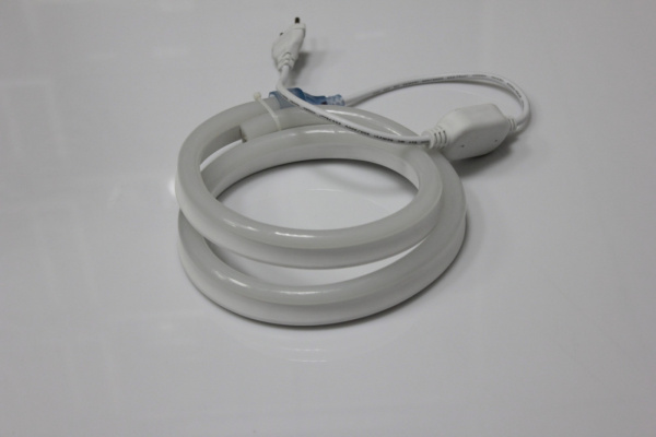 LM-24V-2835-120P-big size-WW Световая гирлянда Гибкий неон LED NEON FLEX белый теплый,12х25мм УЗКИЙ фото 2