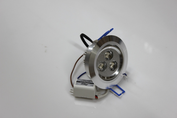 G-TH103-3100K,LEDсвет.встр.повор.круг 3LED CREE/1W фото 6