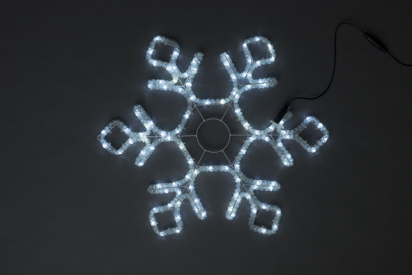 LED-XM(FR)-2D-CK012-24-W-F(W) WhiteСнежинка 60.5х52см фото 1
