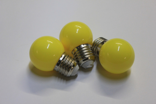 LED G45-E27-230V-Y  LED лампа Е27  для Гирлянды Белт-лайт, желтый  цвет свечения. Neo-Neon фото 3