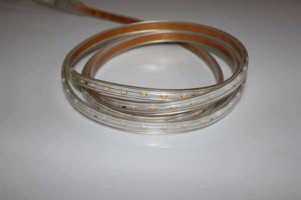 LT-2W-3528-60L-100M-240V-WW Светодиодный Тэйп лайт фиксинг, теплый белый, 6*9мм, 240V. Neo-Neon фото 2