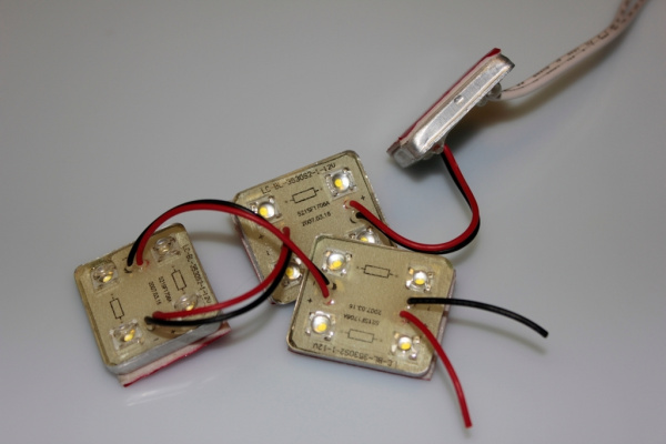NEW!!! LBLS-AL-4P-12V W Светодиодный модуль для объёмных букв 4 диода, белый фото 2