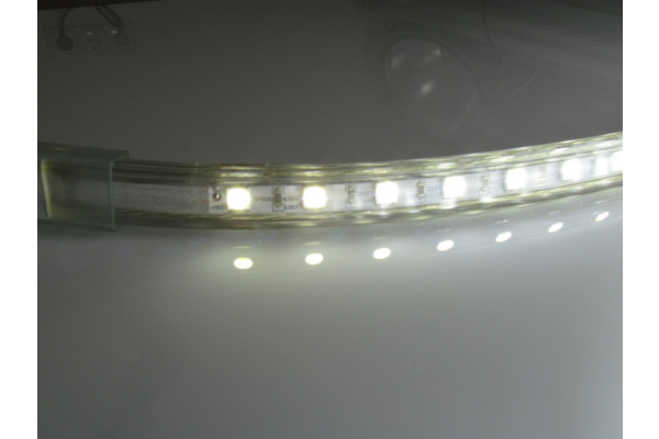LT-FCB-2W-5050-60L-240V-W Светодиодный Тэйп лайт фиксинг, белый, 8*14мм, SMD5050, 240V. Neo-Neon фото 3