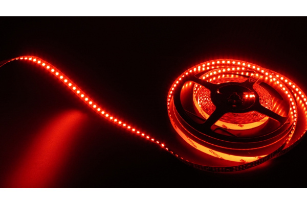 FLEX-SS5600B-R-5M Гибкая LED полоса,12V, белая основа (Красная) фото 1