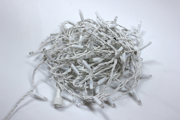 LED-PLR-192-20M-24V-B/W-F(CW)-W/O(Wire 2.3mm), синий/белый FLASH, бел. пр, соед.(без шнура)Нов Кон фото 3