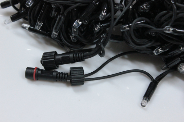LED-PLR-192-20M-24V-B/BL-W/O, цвет синий/черный провод, соед. (без шнура) 24В(Новый коннектор) фото 3