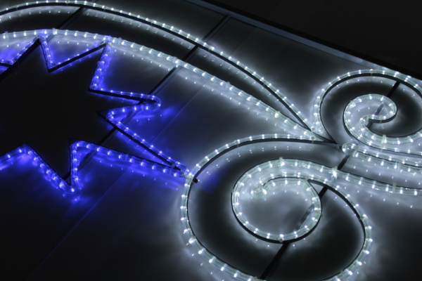 FLESI-LED-KN 001-240V-W/B (LED 1STAR PATTERN MOTIF) LED STAR PATTERN MOTIF (РФ) 150х82см  фото 2