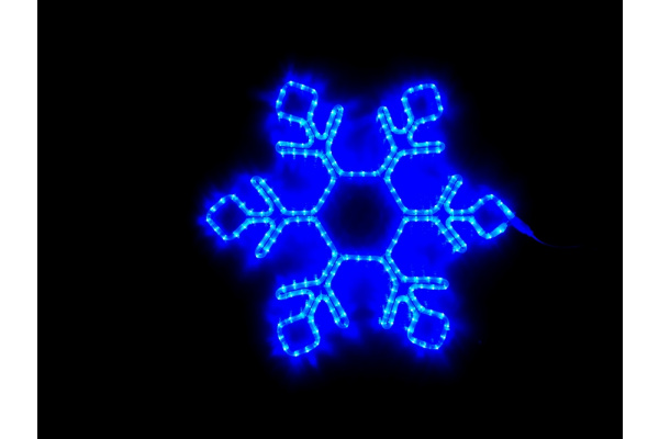 FLESI-LED-FL-SNOWFLAKE-60x58-240V-B фото 1