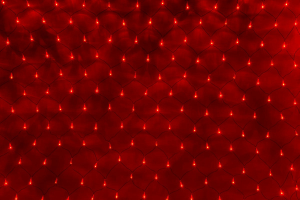 LED-XG-504-C-230V Световая Гирлянда Сеть 3*1м. красные LED/черный провод/контроллер. Flesi фото 1